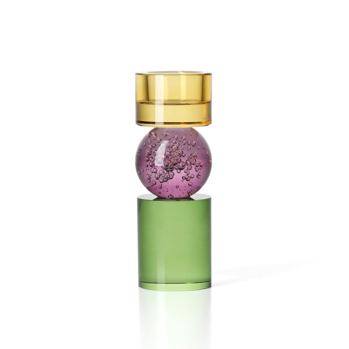 Solar Jewel Ljusstake i Glas – High | Bazar Bizar