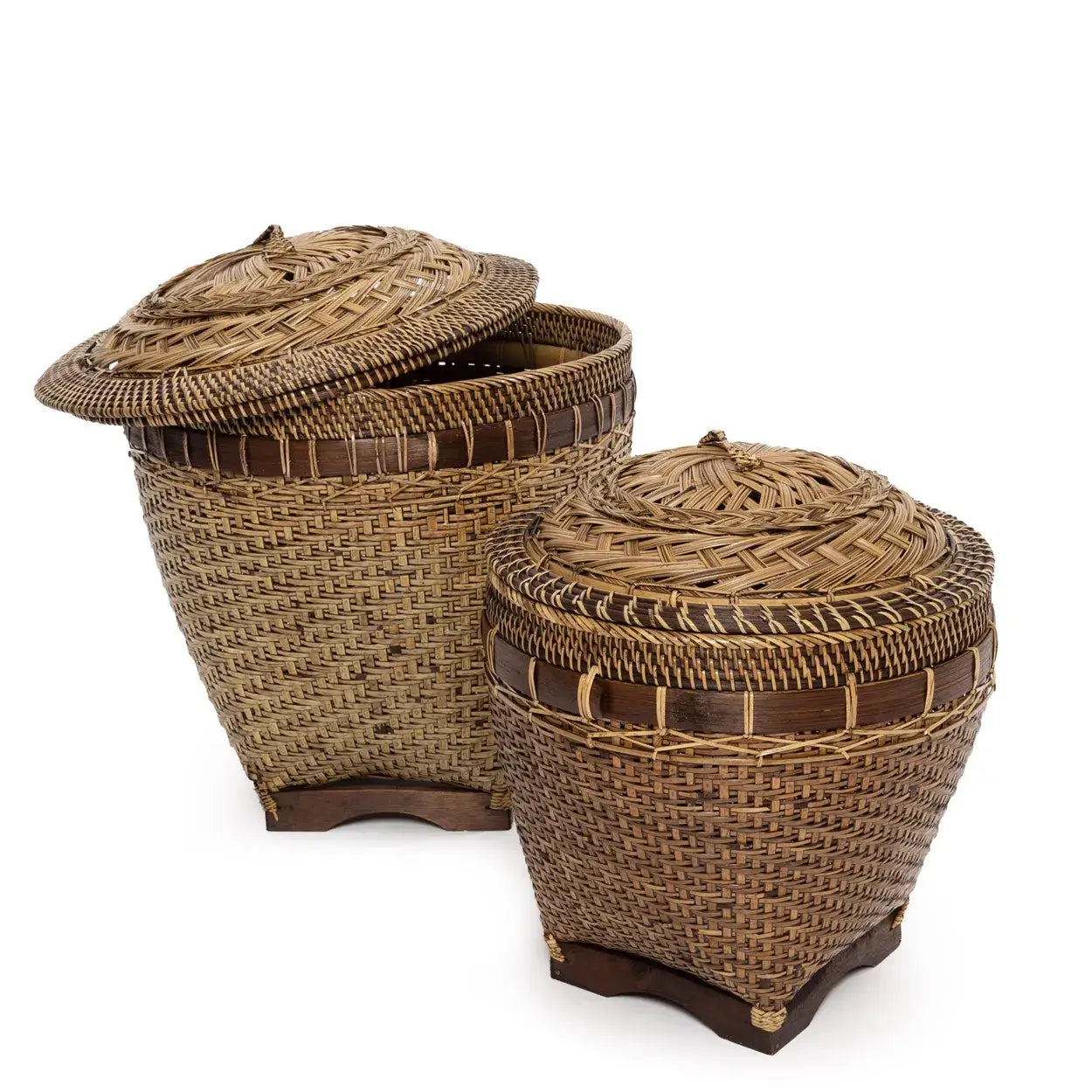 Le panier de rangement colonial – Marron naturel – Taille L