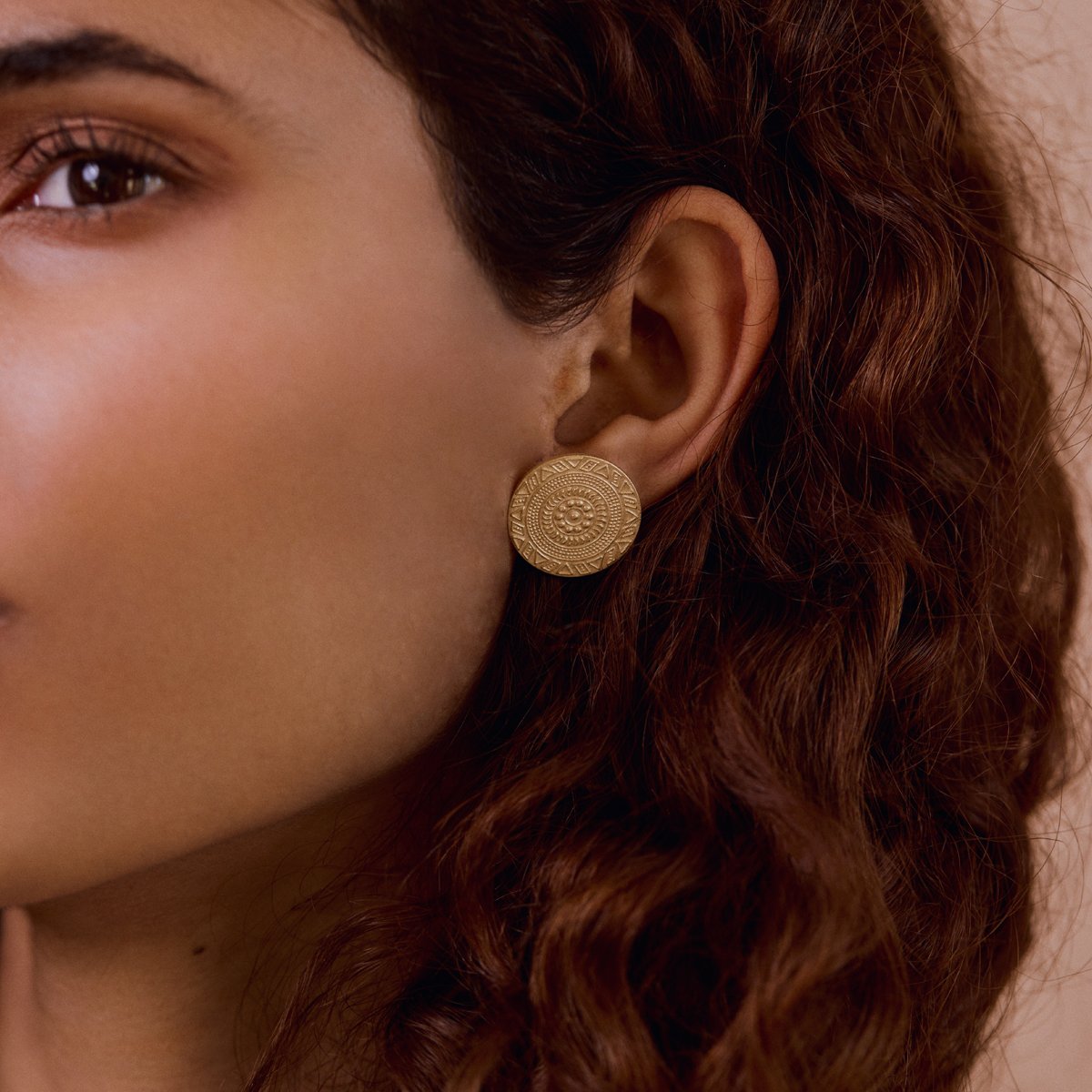 Titus Earrings | 24k Gold | Agape Studio Jewelry