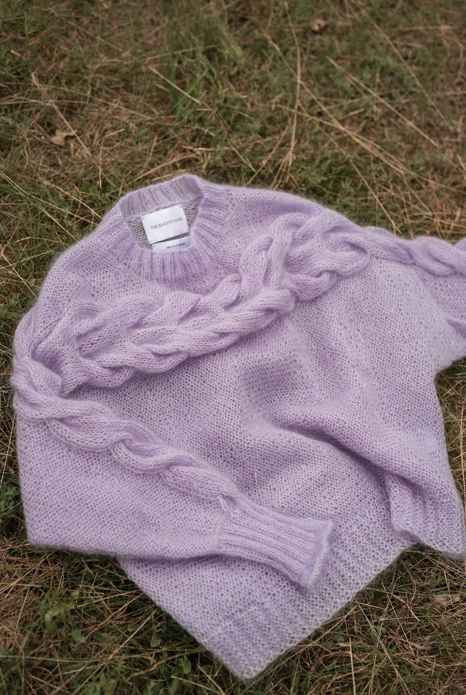 Jūra Luxus-Seiden-Mohair-Pullover