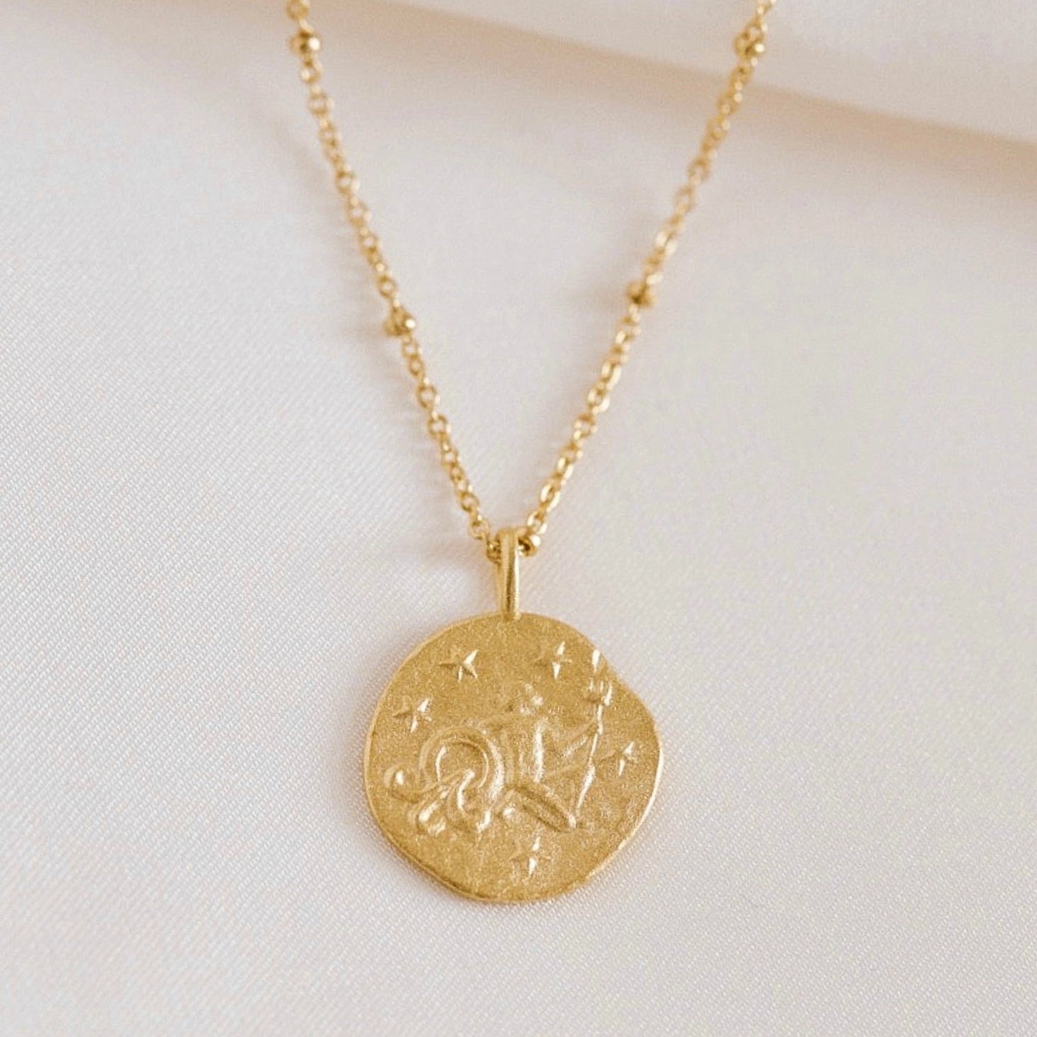 Zodiac Necklace | 24k Gold | Agape Studio Jewelry