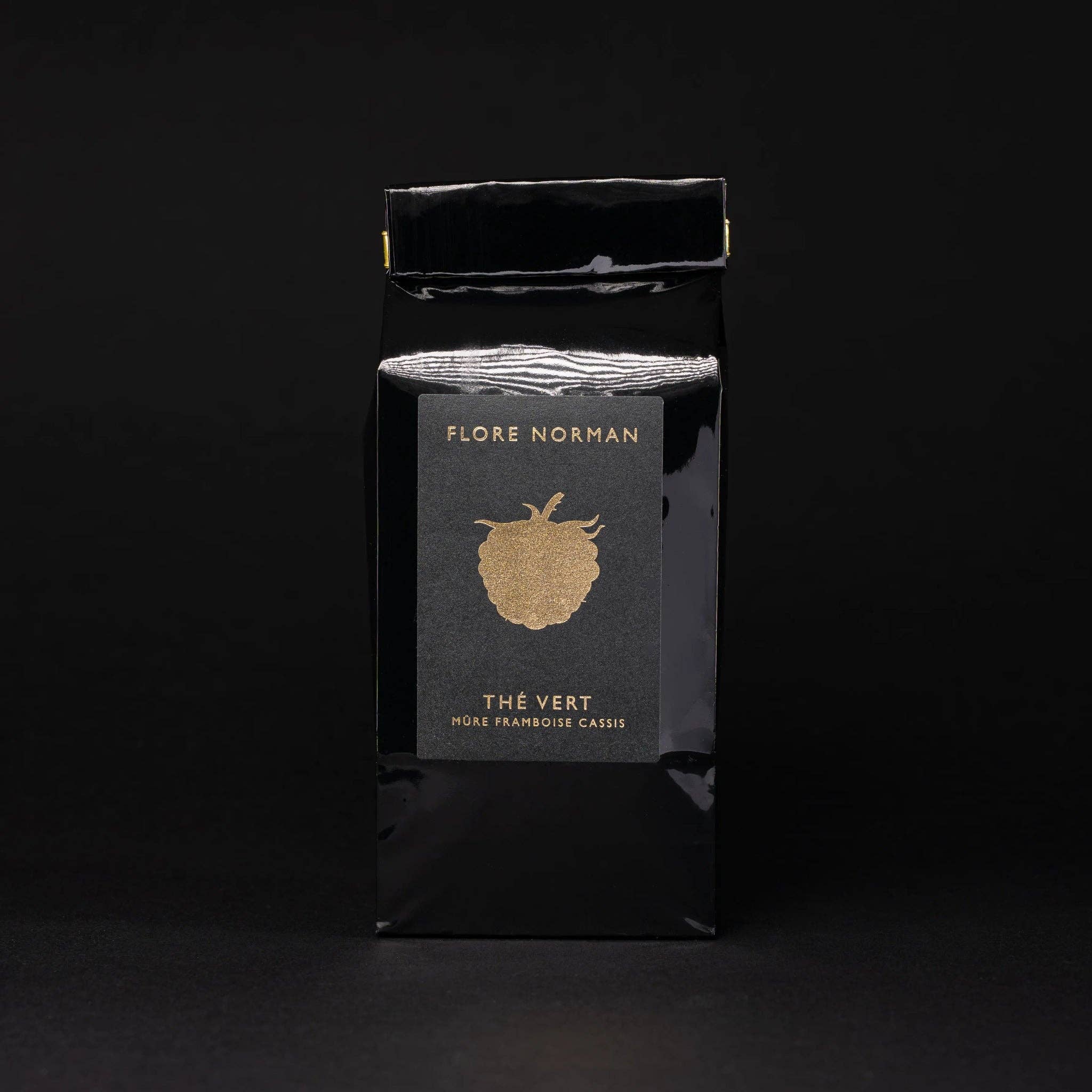 Flore Norman – Hallon | Grönt Sencha-te med björnbär, hallon & svarta vinbär (100 g)