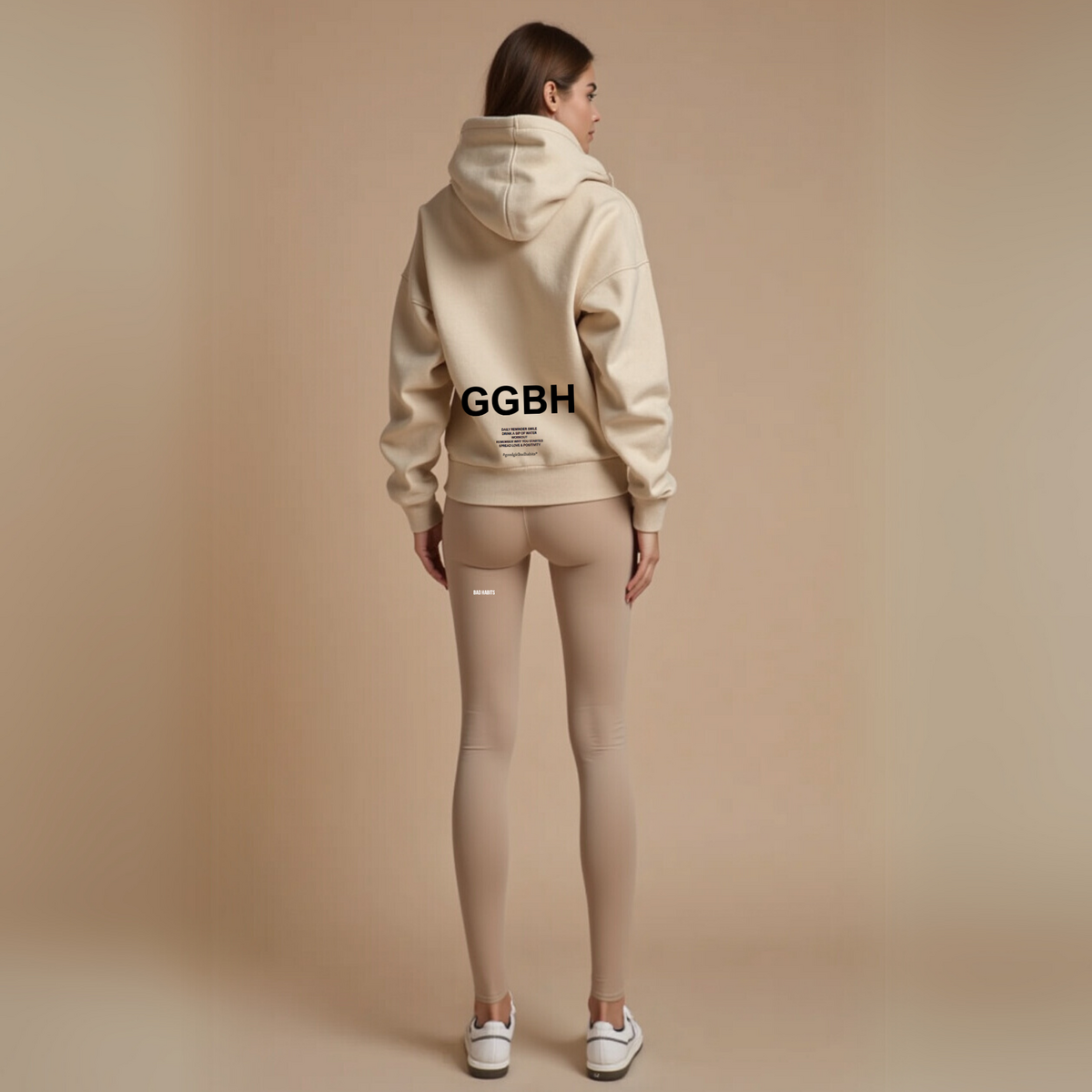 GGBH Zip Hoodie – Light Pink • Beige • Black • Mint