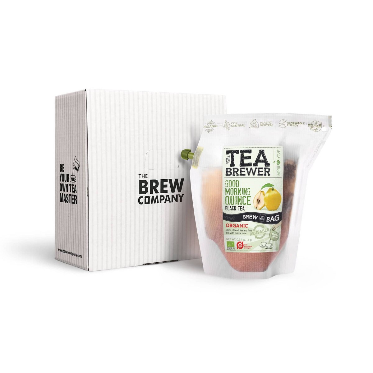 Ekologiskt svart te med kvitten – Good Morning Quince | TeaBrewer
