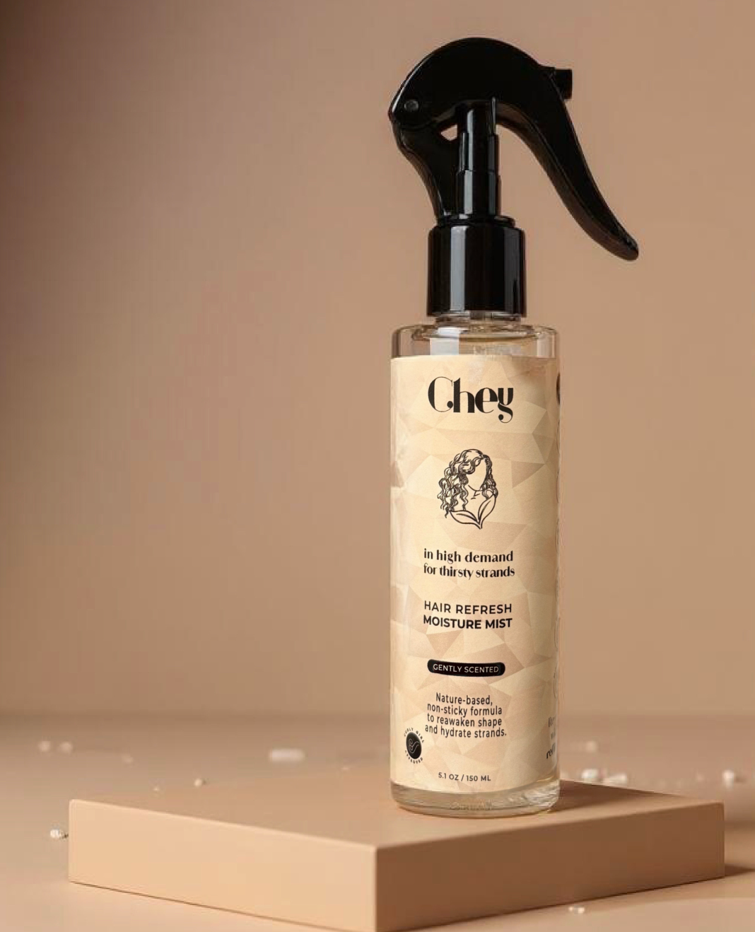 Haar-Erfrischungs-Feuchtigkeitsspray, 150 ml (leicht parfümiert)
