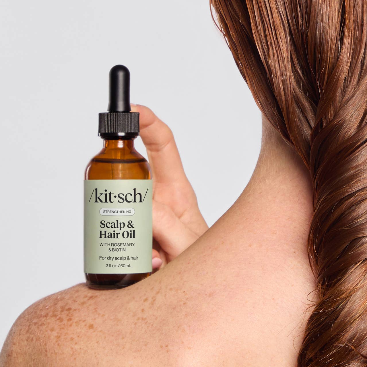 KITSCH | Rosmarin Kopfhaut- und Haaröl – nährendes Haar- und Kopfhautöl mit Biotin