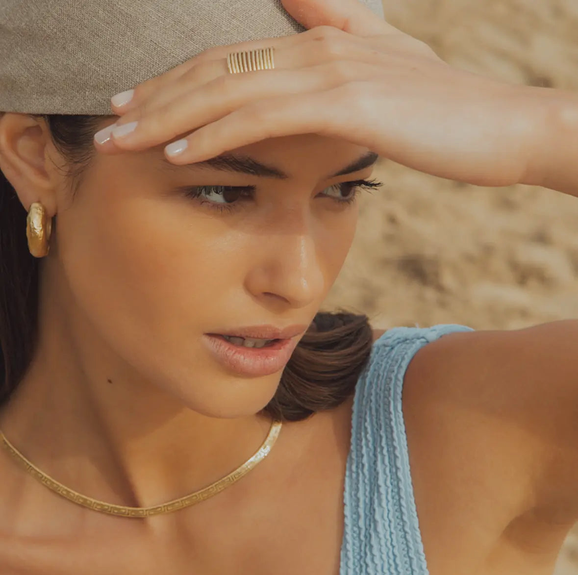 Meada Choker | Gold Plating | Agape Studio Jewelry