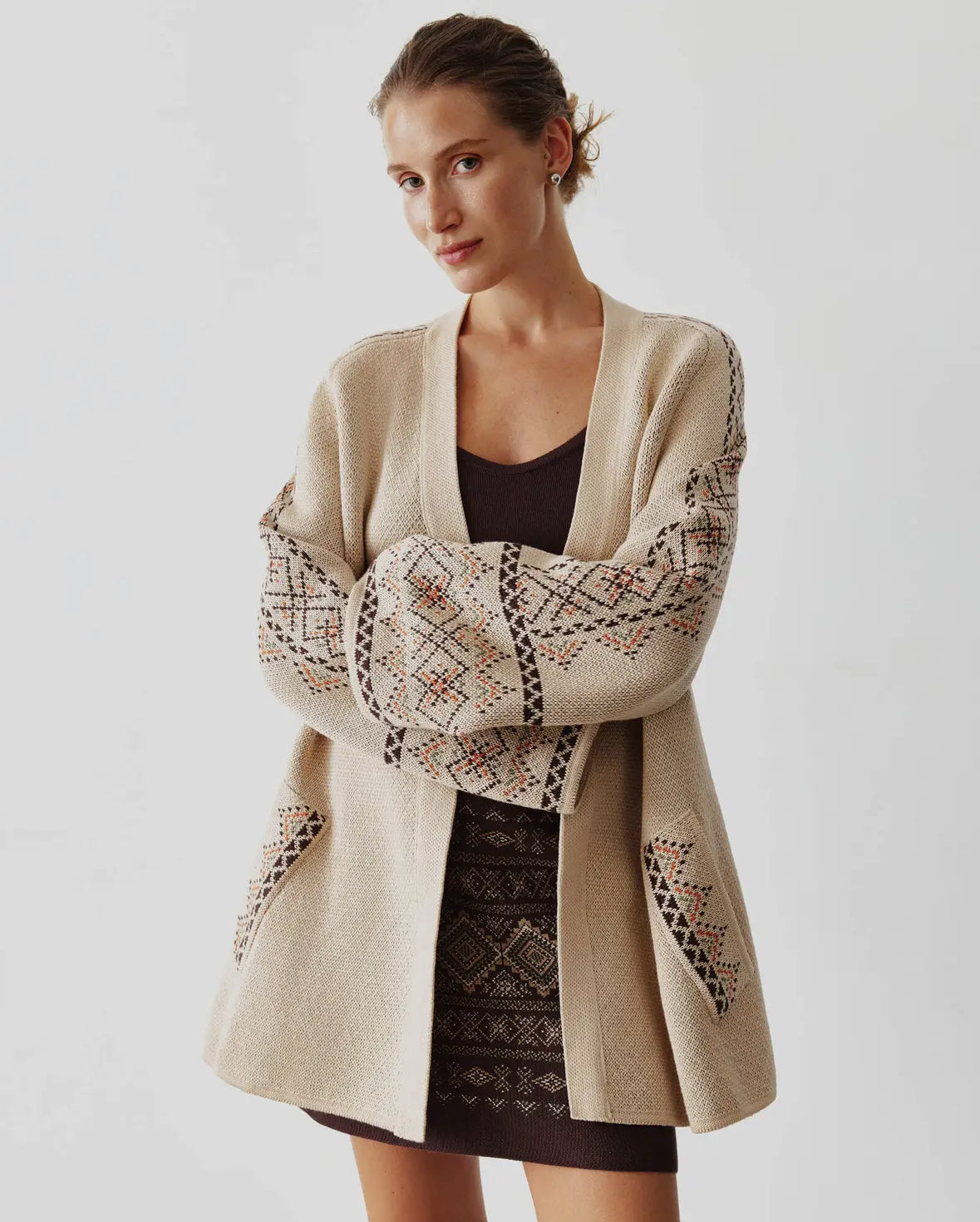 Generations Power | Broderad Boho-Kofta i Bomull