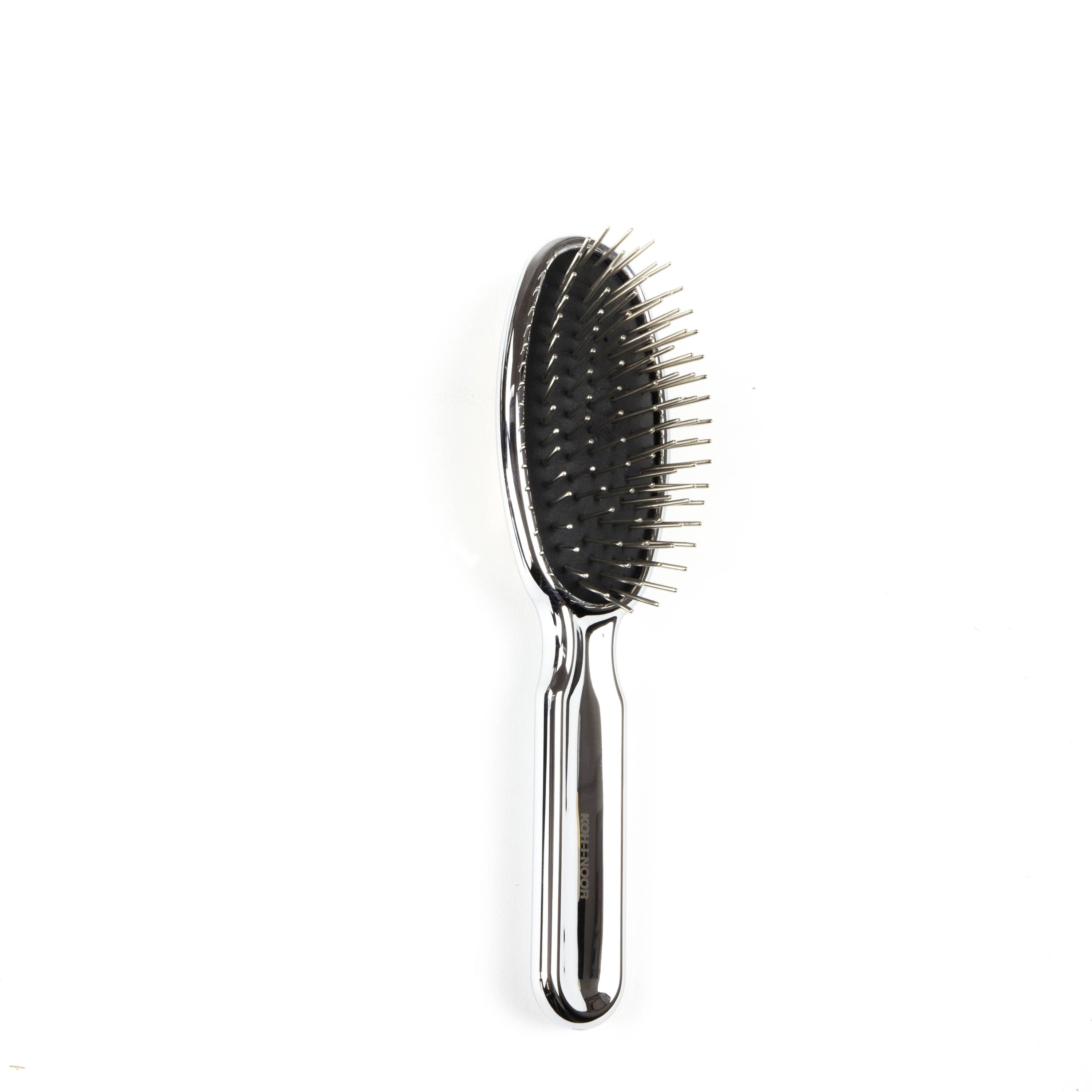 Brosse à cheveux pneumatique de luxe à effet or et argent