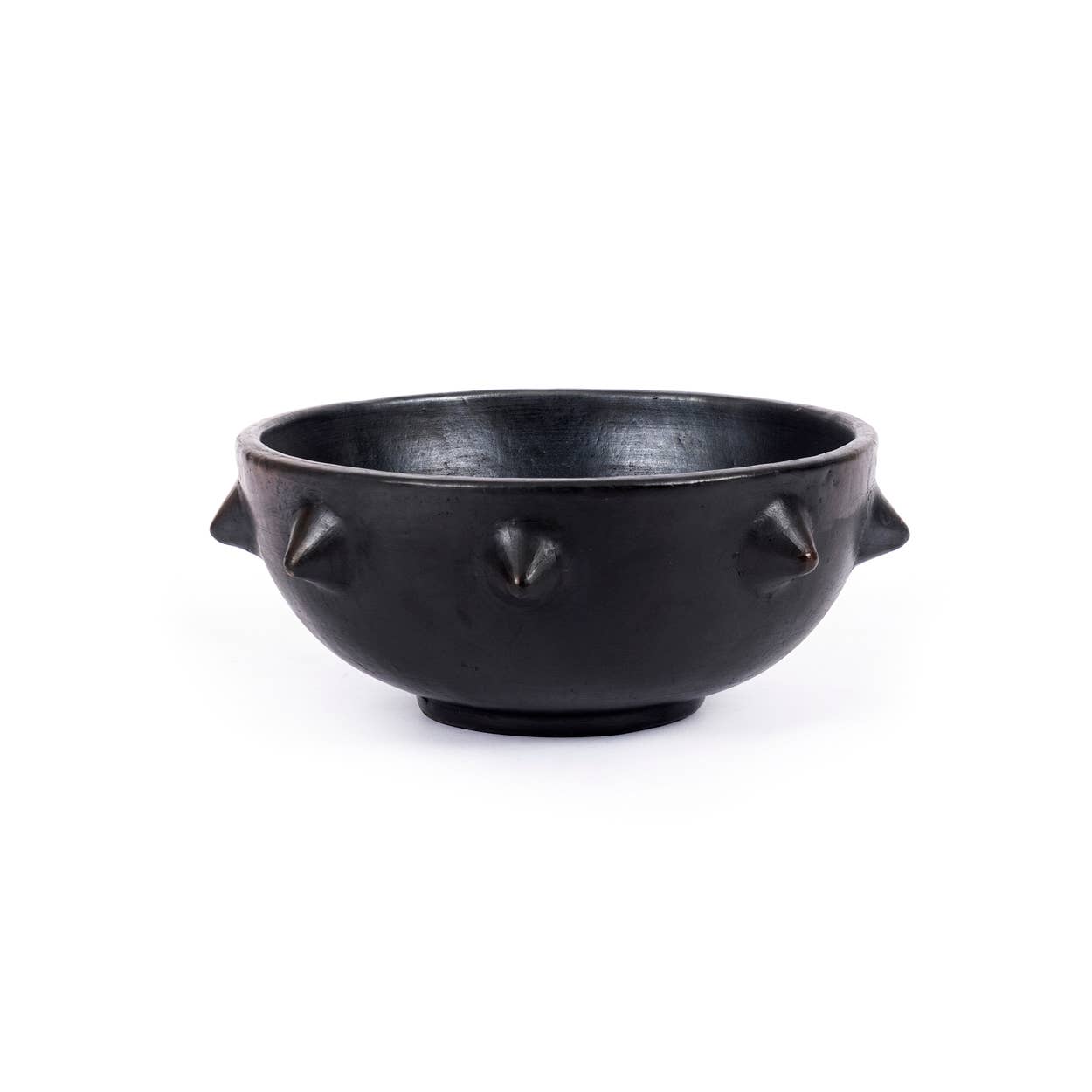 Burned Ethnic Serving Bowl
