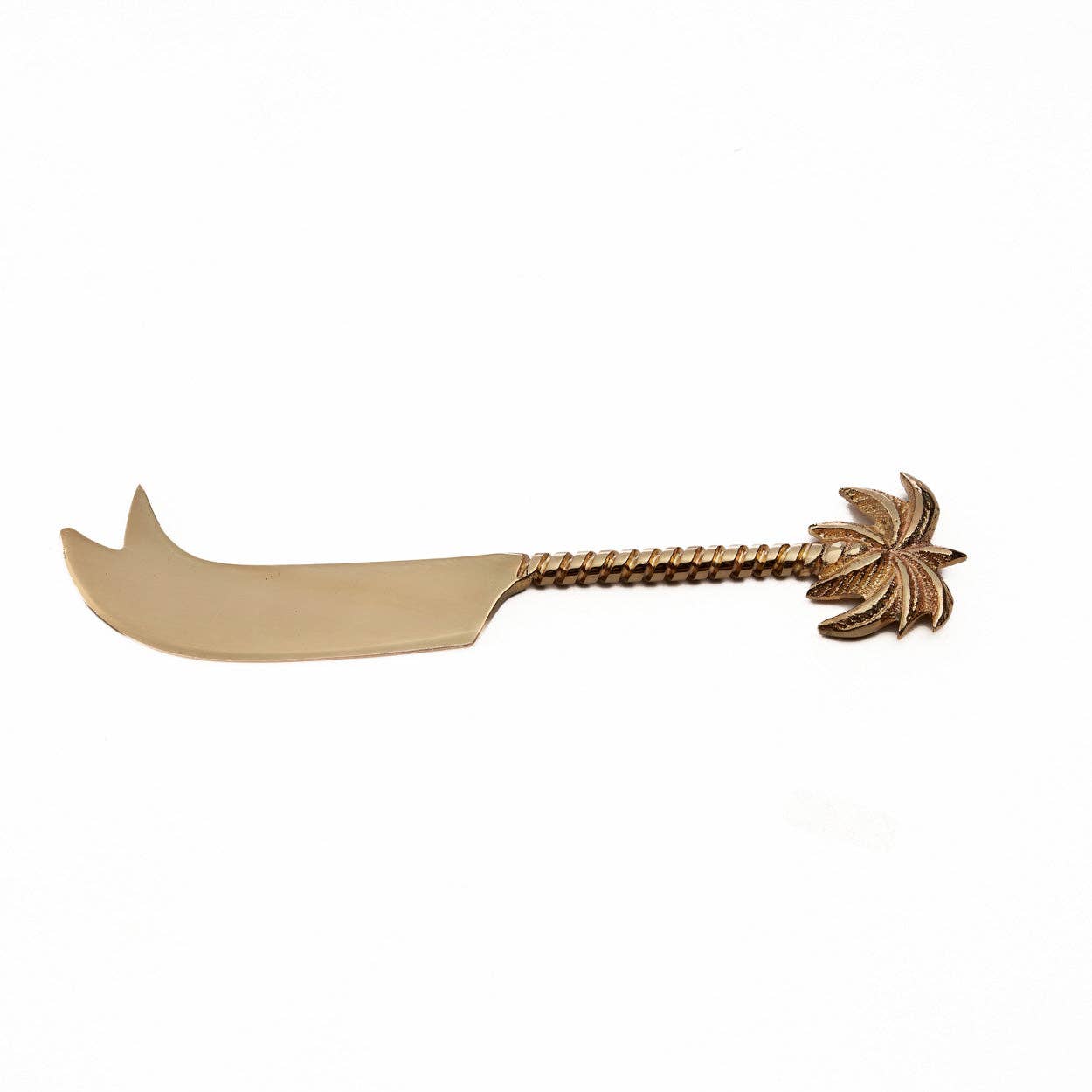 Palm Tree Cheese Knife – elegant ostkniv i mässing