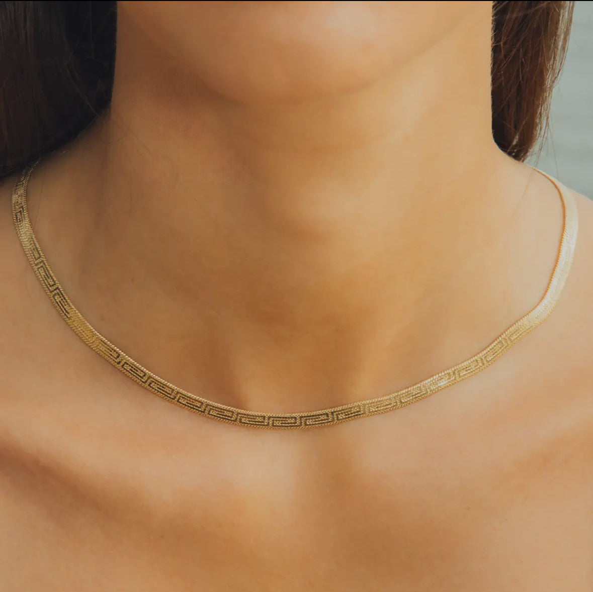 Meada Choker | Gold Plating | Agape Studio Jewelry