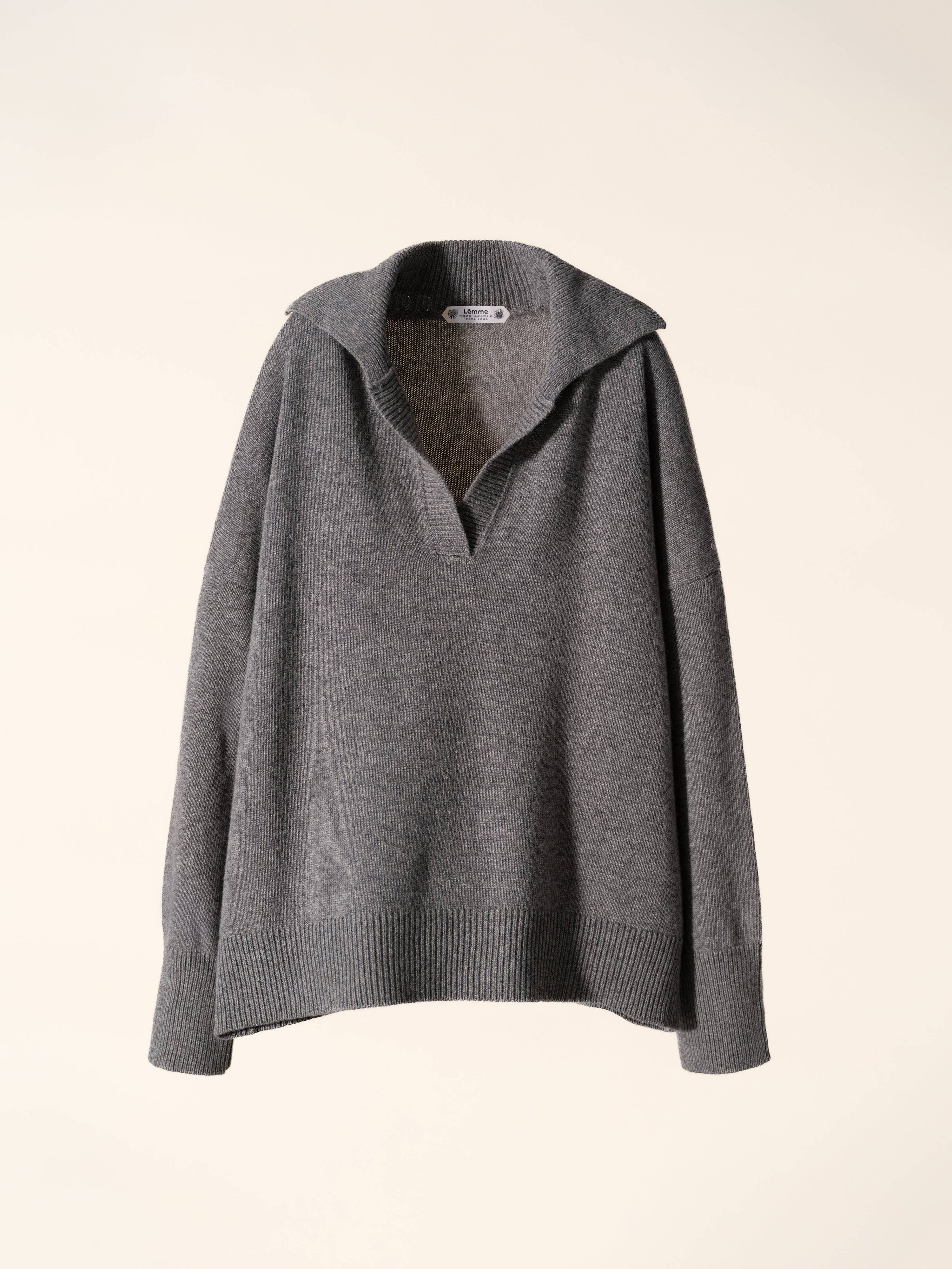 Wool & Cashmere Polo Sweater
