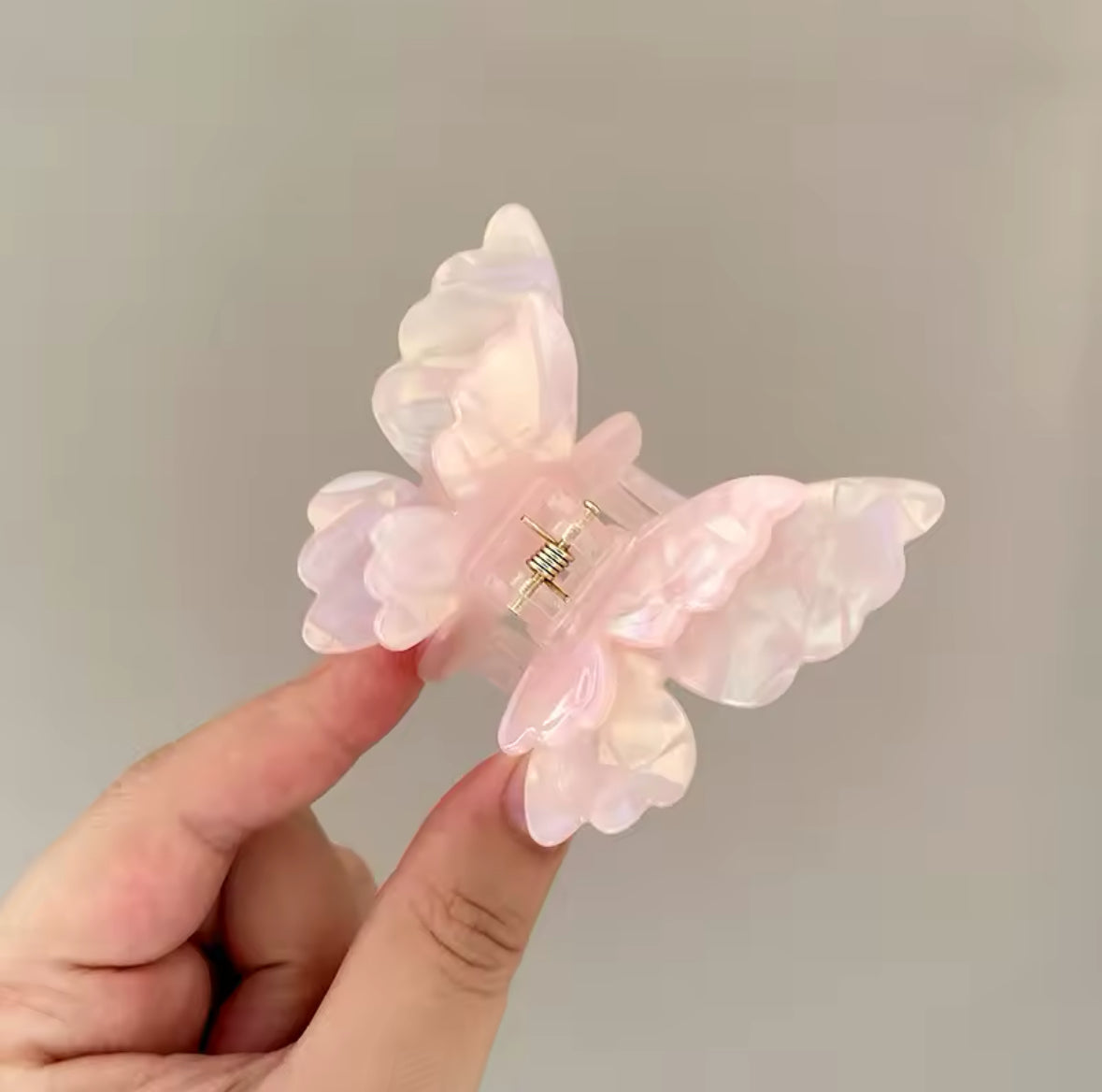 Fjäril | Skimrande Hårklämma