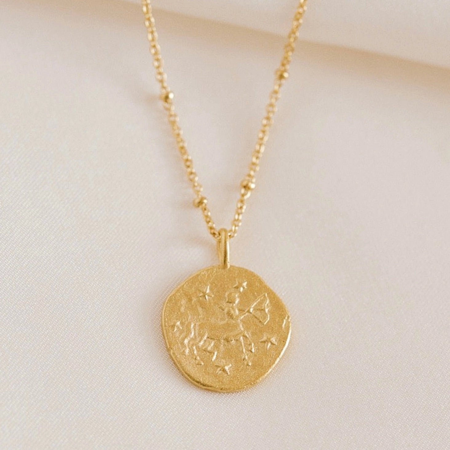 Zodiac Necklace | 24k Gold | Agape Studio Jewelry