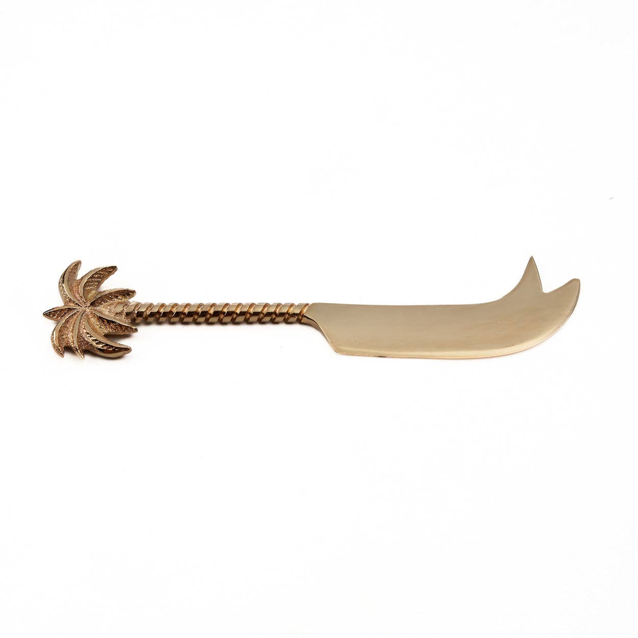 Palm Tree Cheese Knife – elegant ostkniv i mässing