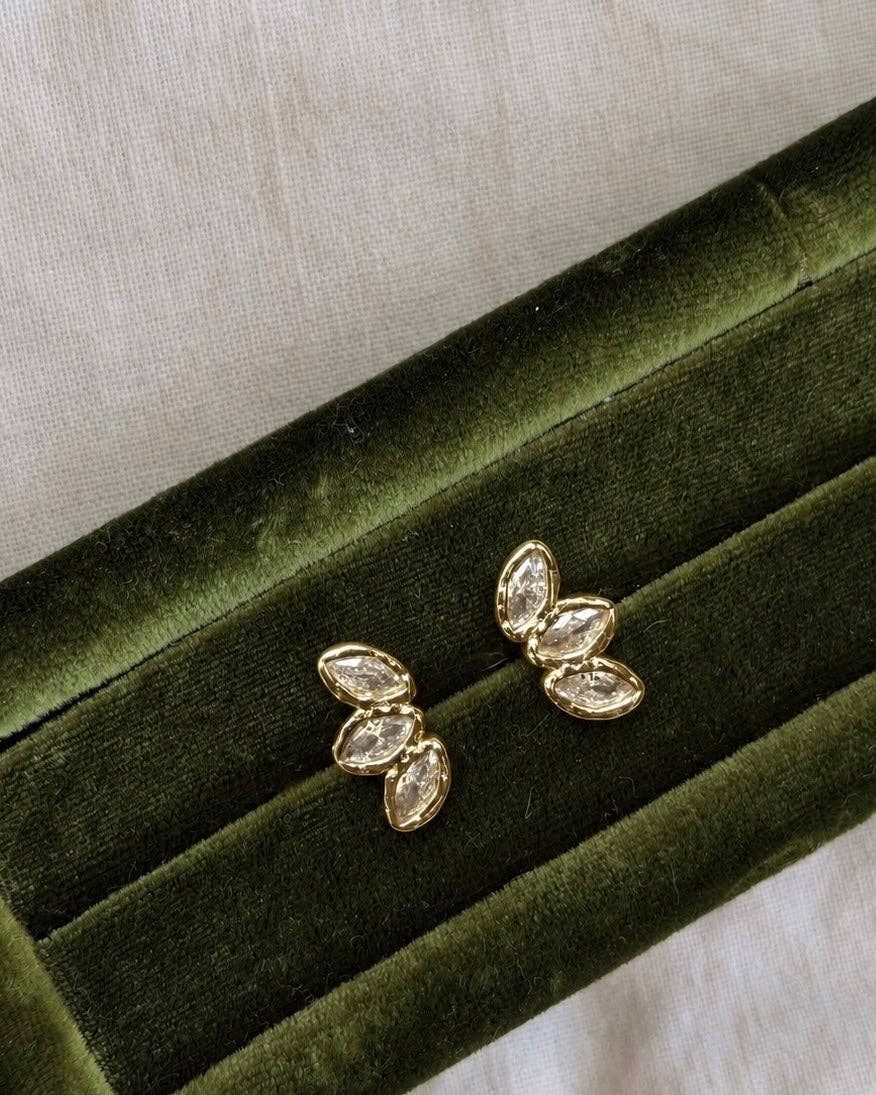 Hepa Petite Studs – Gold Plated