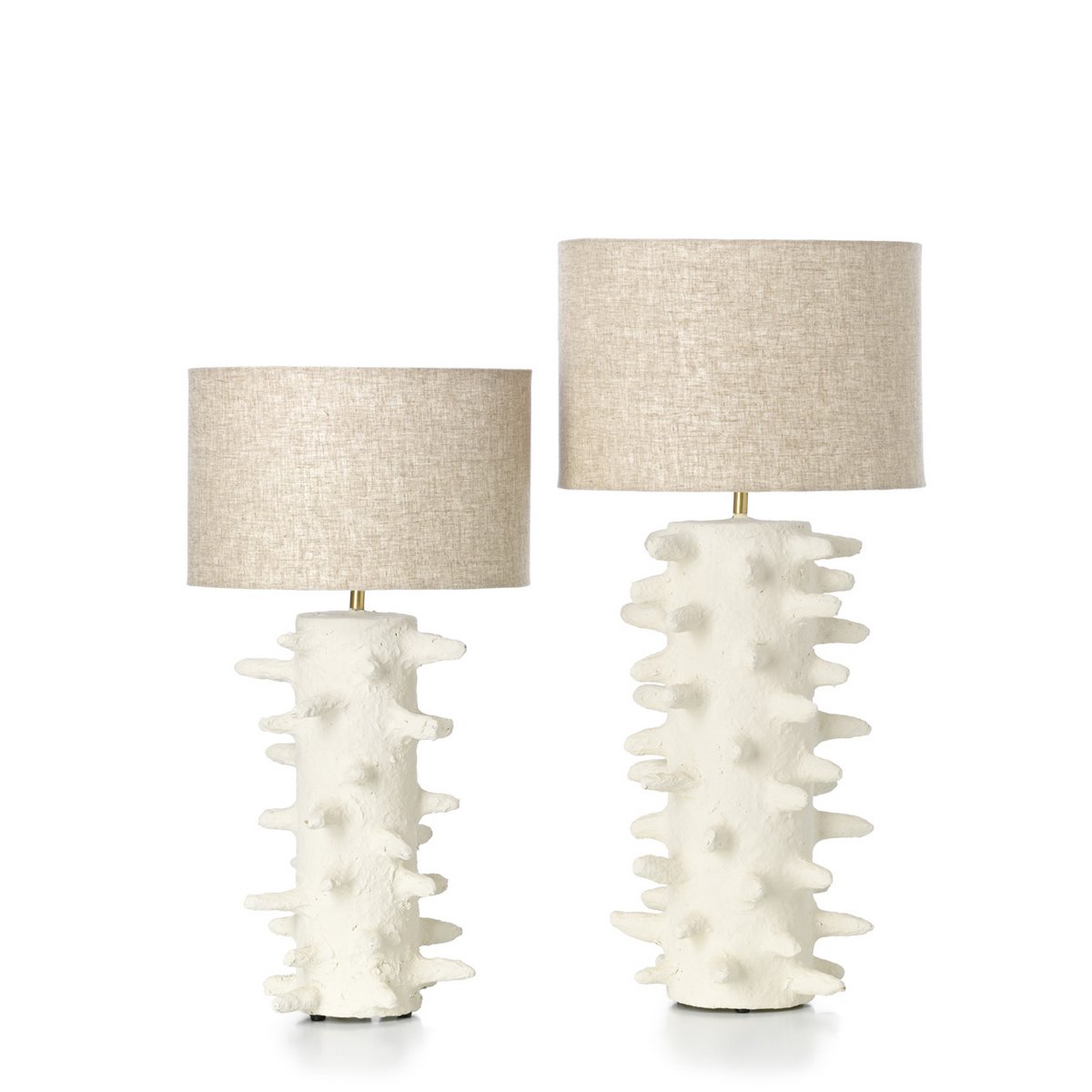Spiketacular Table Lamp – White (Medium)