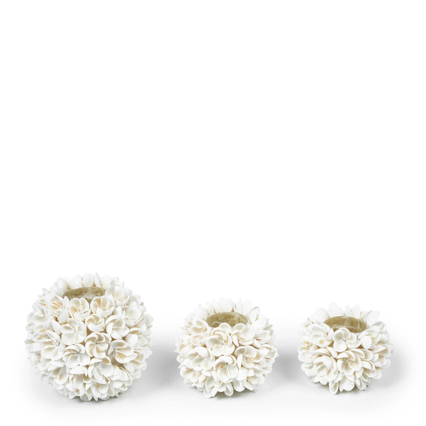 Blumen Power Teelichthalter Muschel – Klein (S)