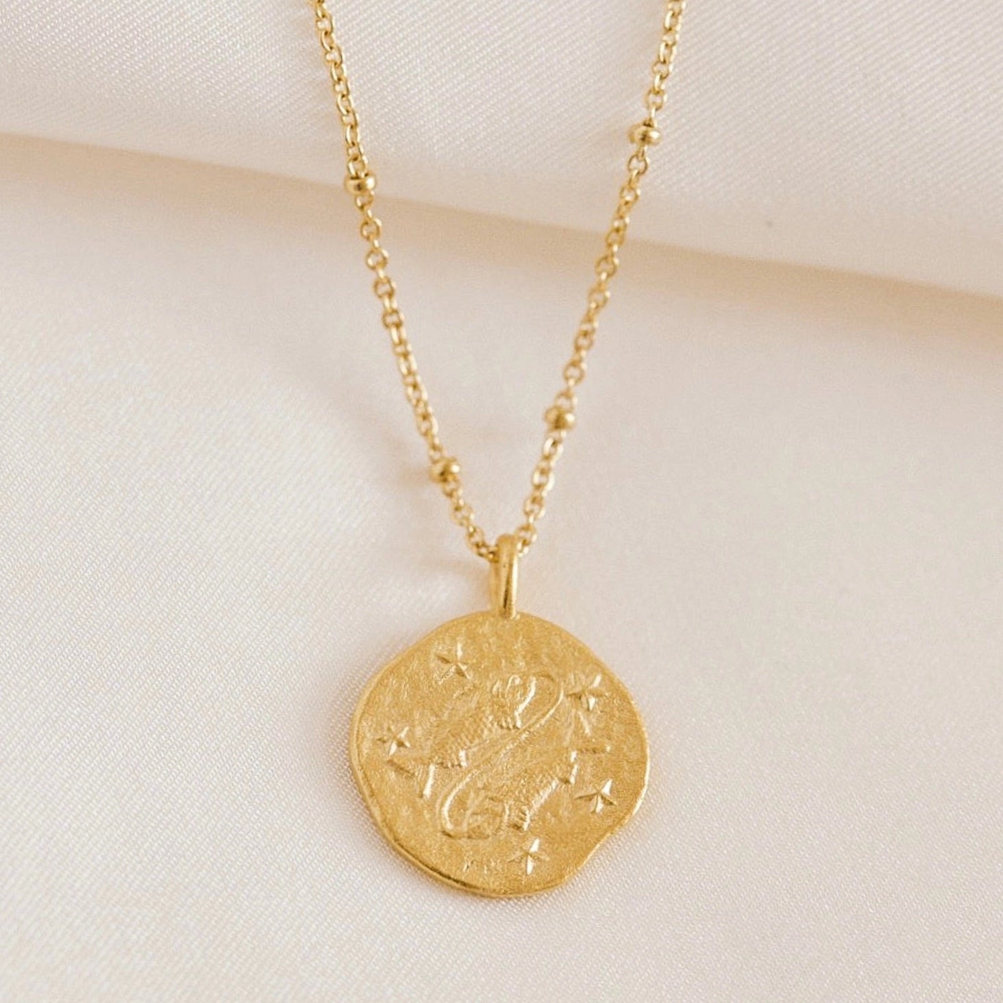Zodiac Necklace | 24k Gold | Agape Studio Jewelry