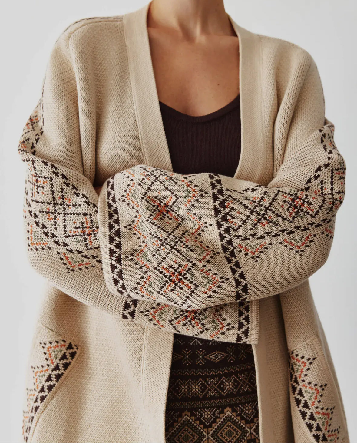 Generations Power | Broderad Boho-Kofta i Bomull