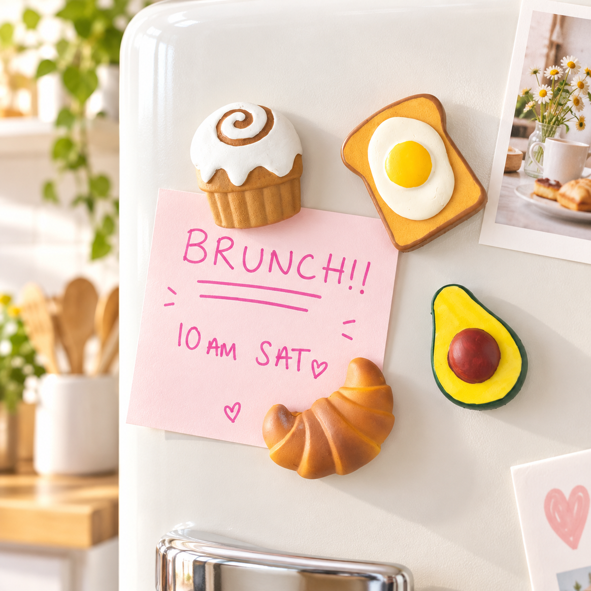 Brunch Club Fridge Magnets – 4-pack