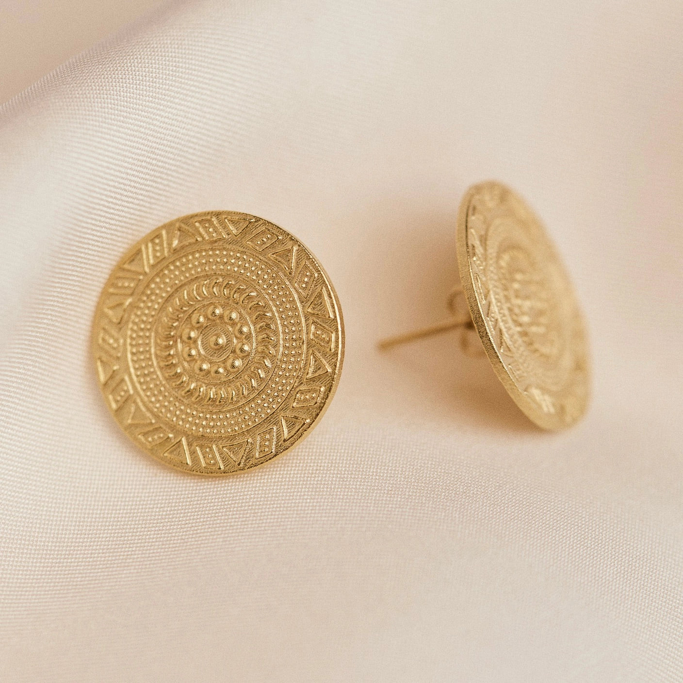 Titus Earrings | 24k Gold | Agape Studio Jewelry