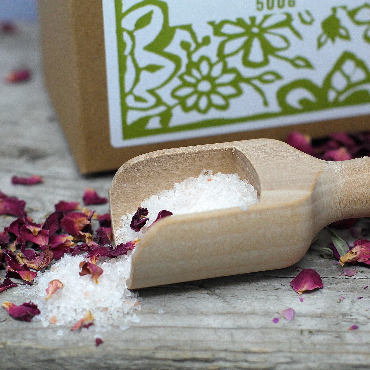 Badesalz - Ylang und Rose Himalayasalz, 500g