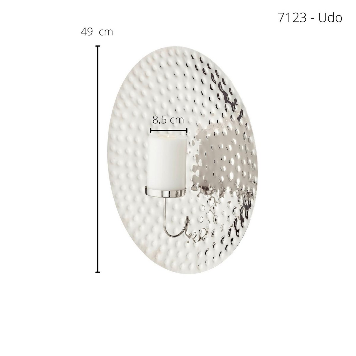 EDZARD | Wandleuchte Udo – Ø 47 cm