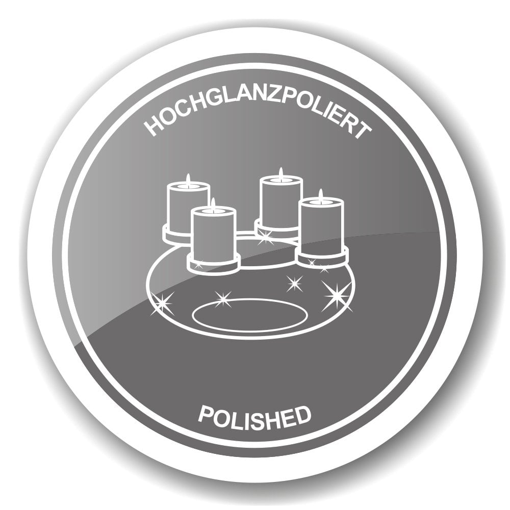 Holm Hoher Kerzenständer aus Bambus & Silber – 30 cm