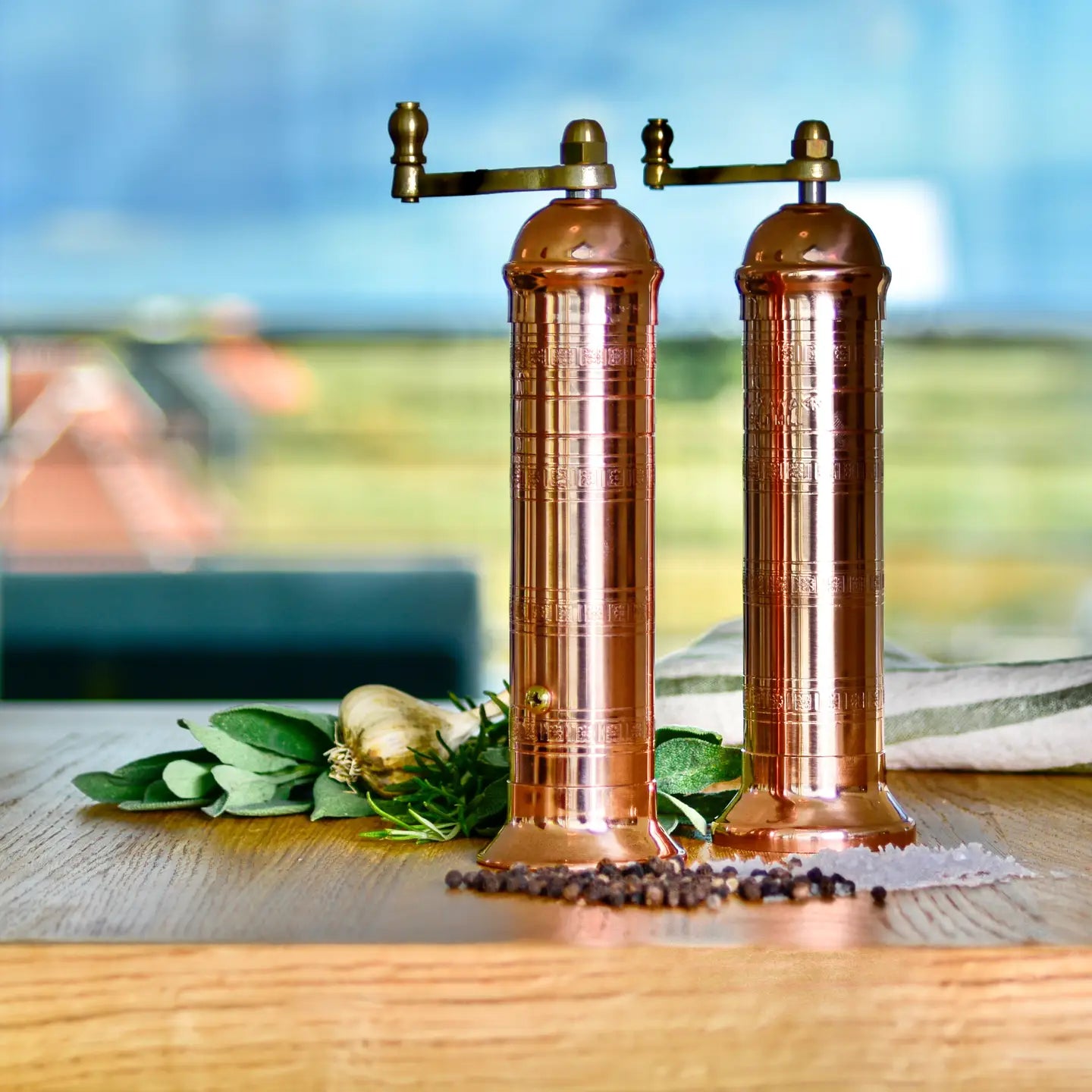 „Copper Mill“ – 9-Zoll-Pfeffermühle, Alexander Handcrafted Mills