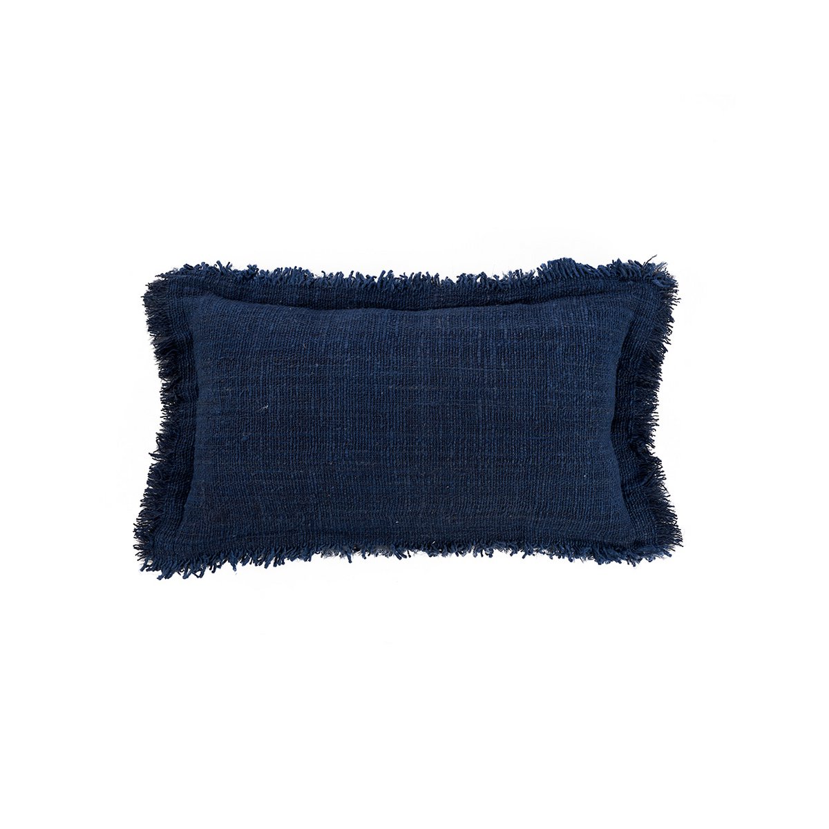 Azure Fringe Kissenbezug Indisch Blau 30x50 cm | Bazar Bizar