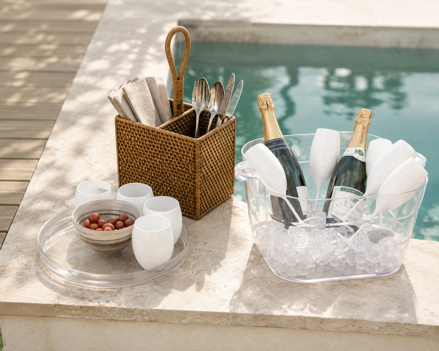 Verres à Champagne Vita en Acrylique 210 ml – Lot de 6 | AULICA