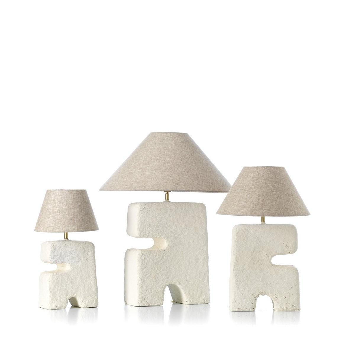 L’Objet Sculptural Table Lamp – Vit Ø35 cm