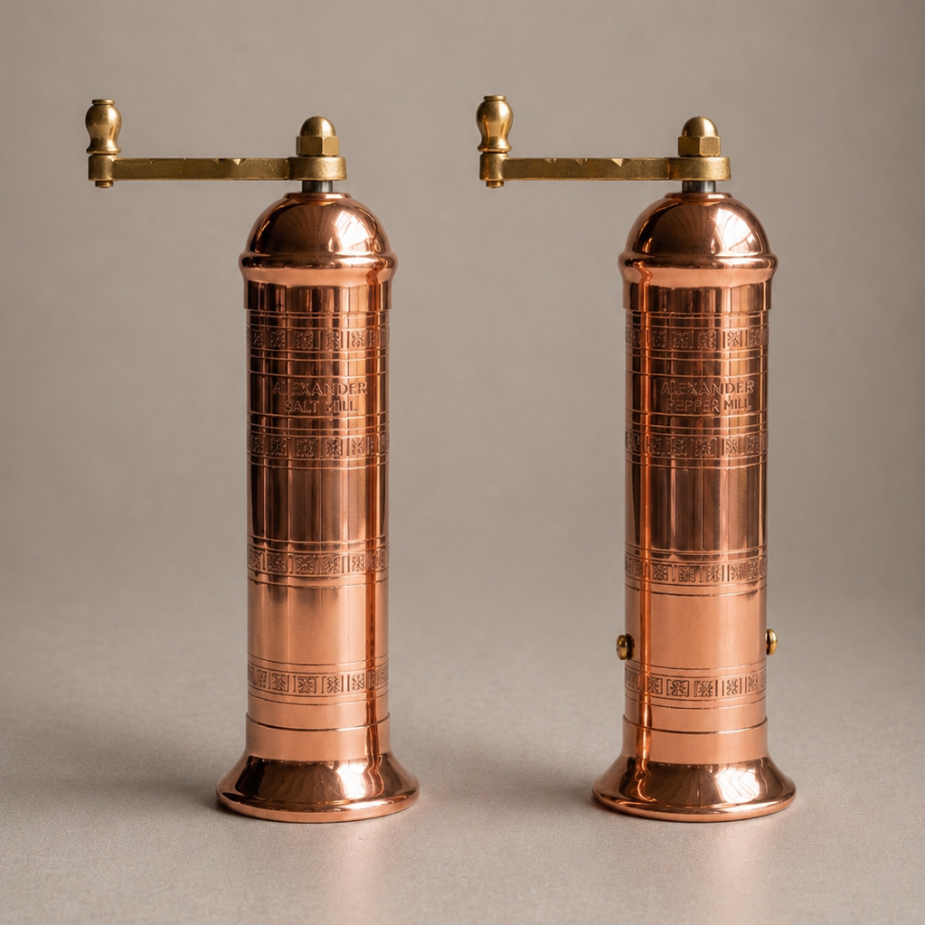 „Copper Mill“ – 8" Pfeffermühle, Alexander Handcrafted Mills