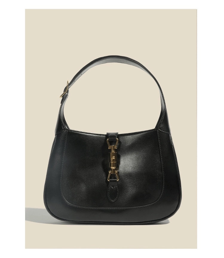Vintage saddle bag in genuine leather