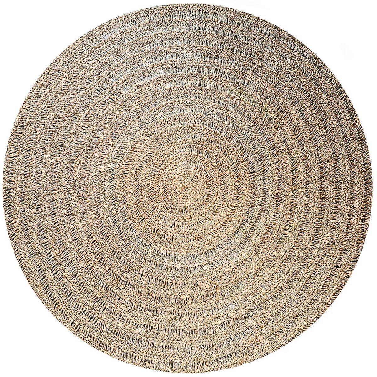 Le tapis Seagrass – tapis rond naturel en jonc de mer, 200 cm