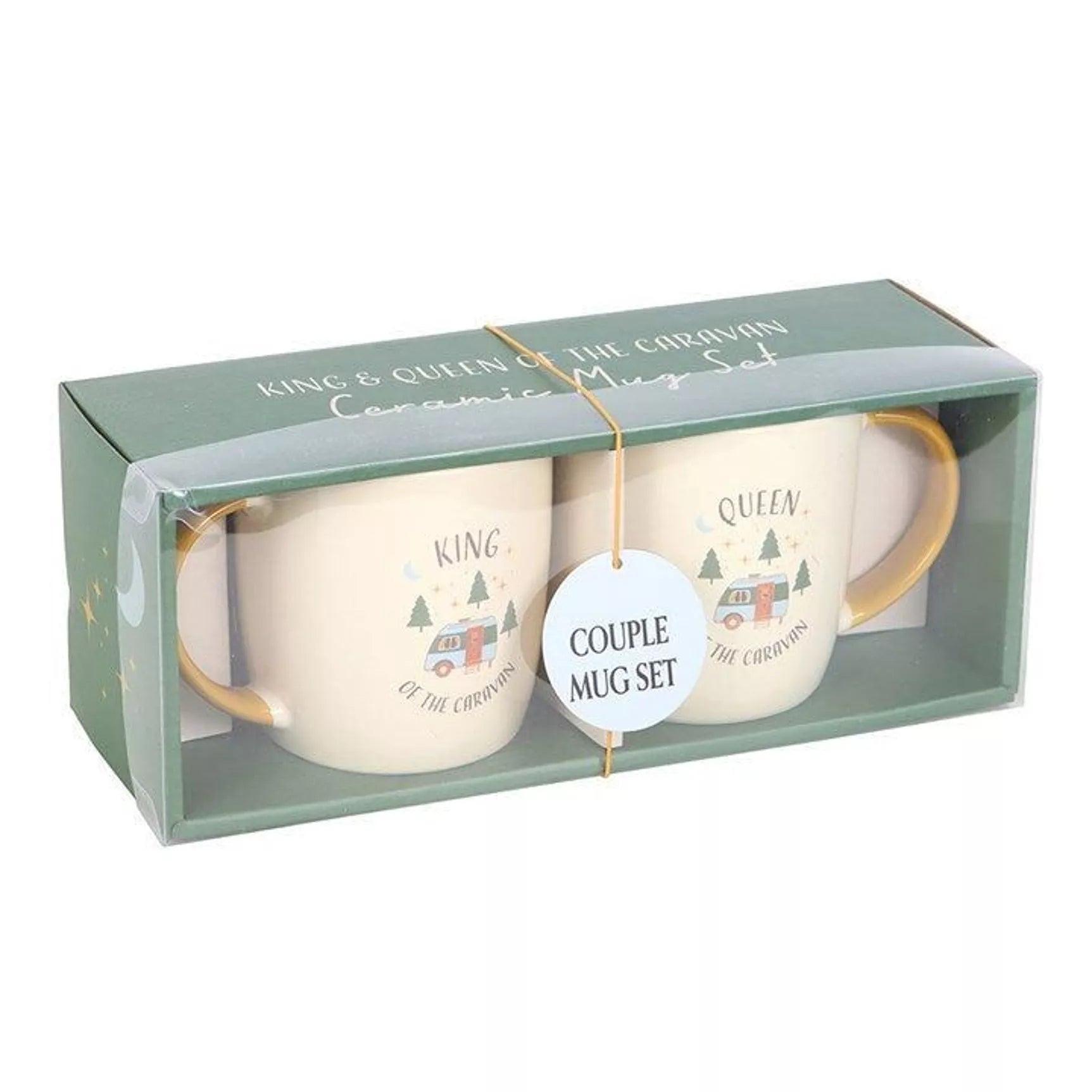 King & Queen of the Caravan – 2er Set Keramikbecher (400 ml)