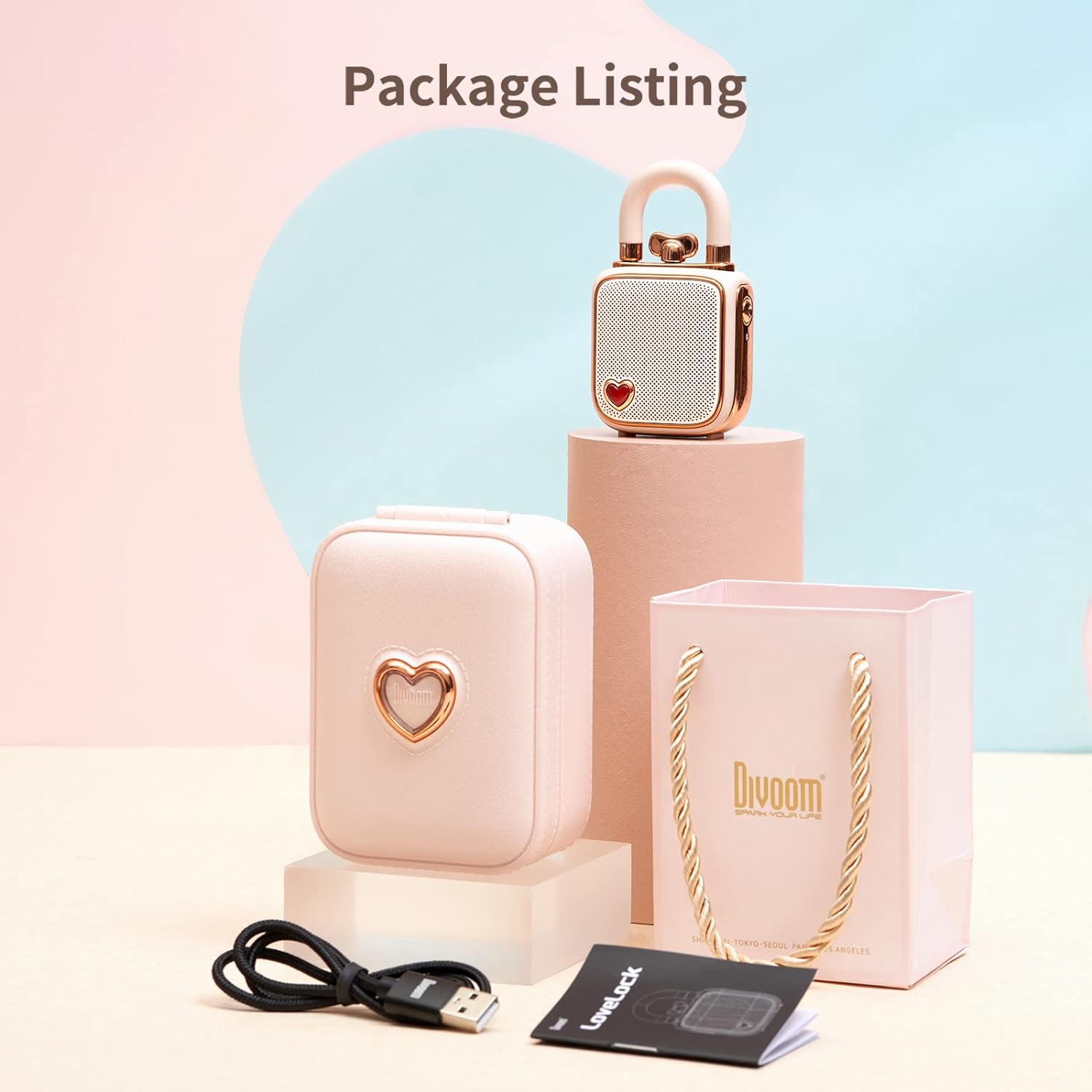 Mini-enceintes Lovelock de Divoom