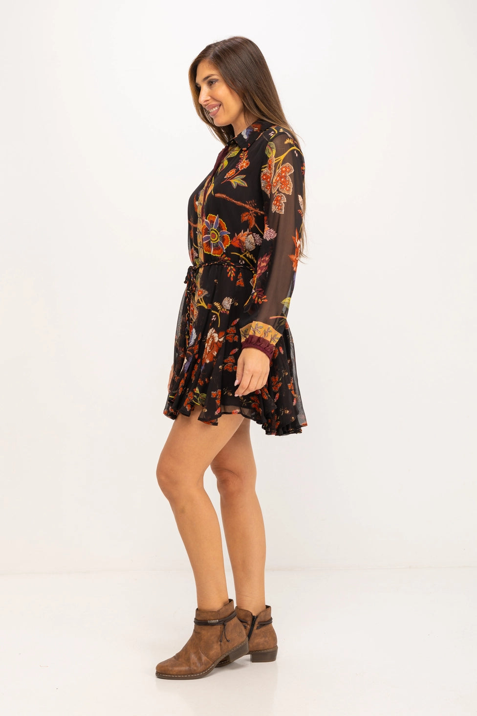 Bohemian viscose dress, Peace & Love by Calao
