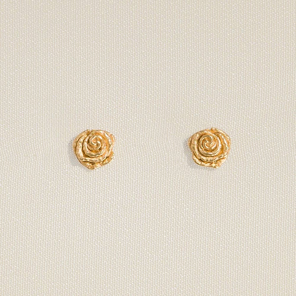 Rosie Studs Örhängen - Guldpläterade | Tidlös Elegans