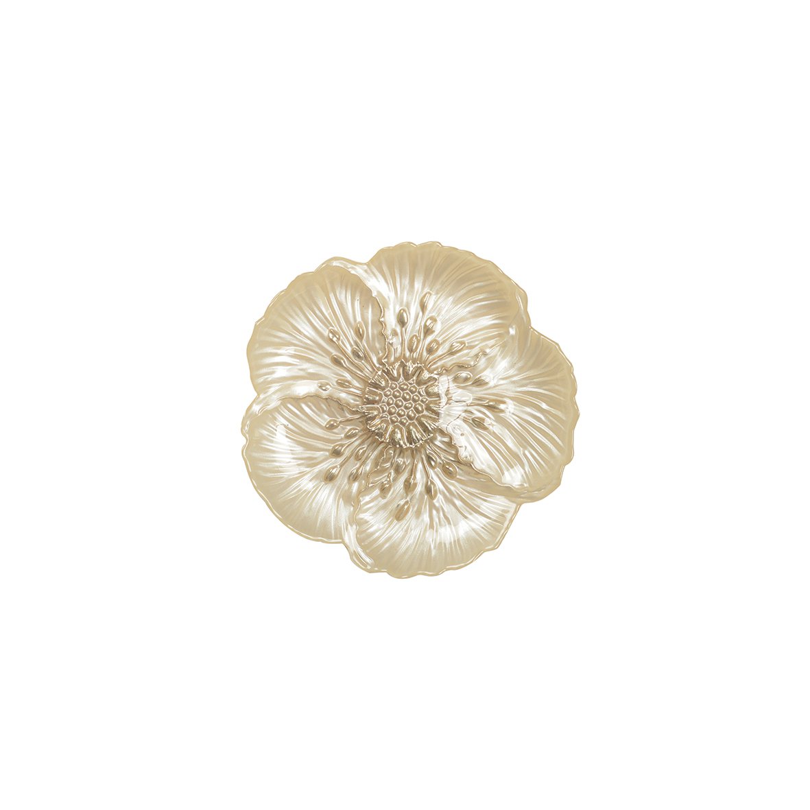 Vanilla Bloom | Blütenförmiger Dessertteller aus Glas