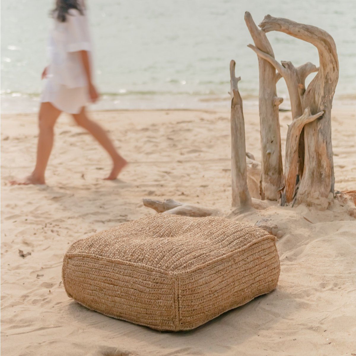 Padar Pouf | Sittpuff i raffia – Soeji