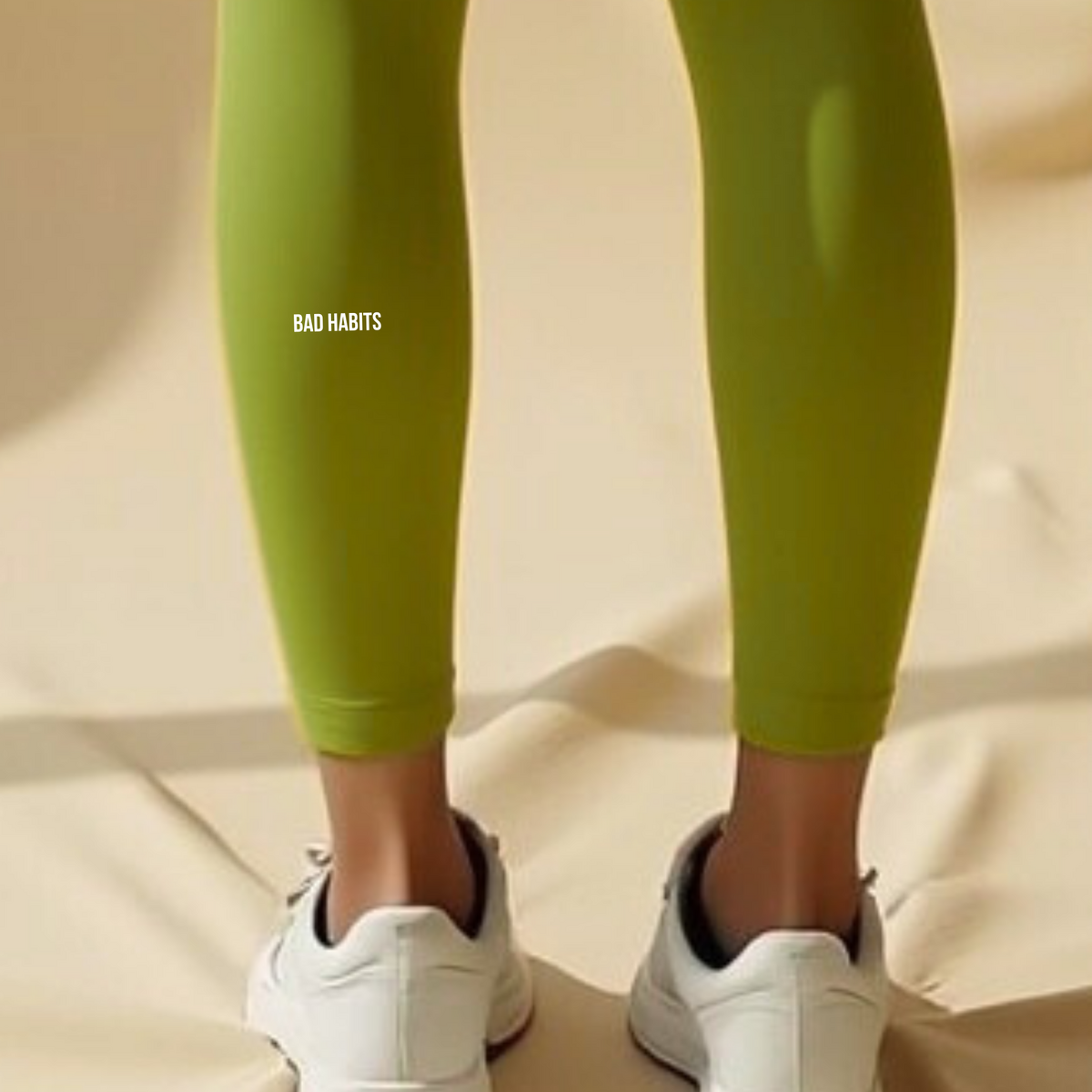Leggings "BAD HABITS" Green