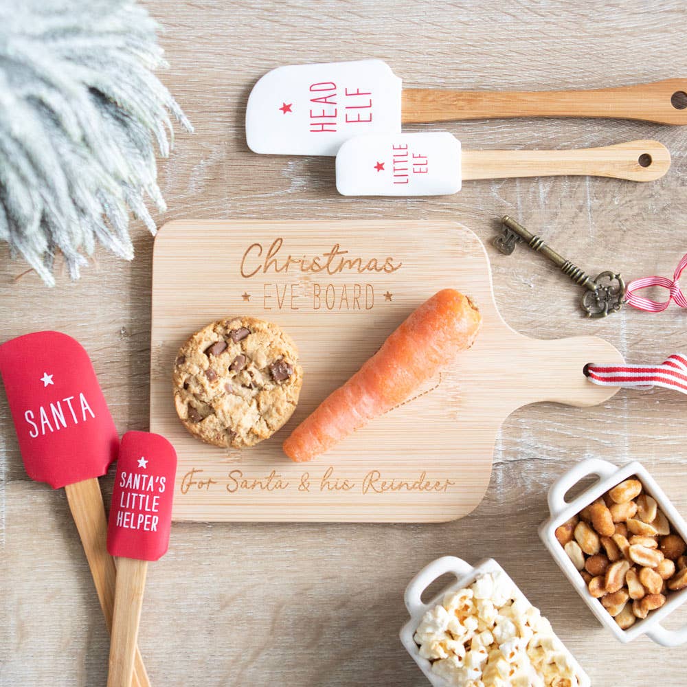 Weihnachtsmann- & Wichtel-Spatel-Set