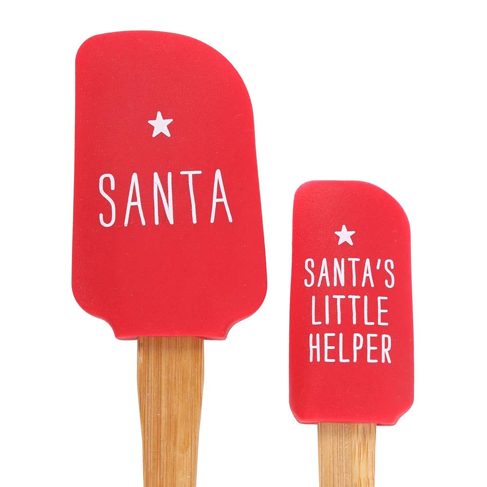 Weihnachtsmann- & Wichtel-Spatel-Set
