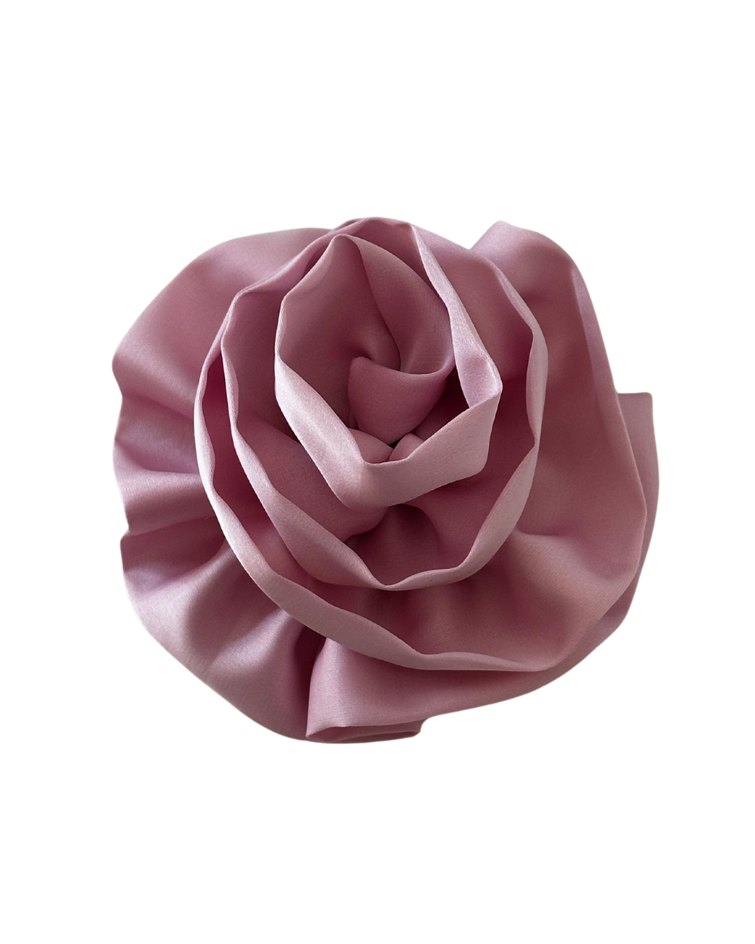 Chouchou Fleur Rose Clair