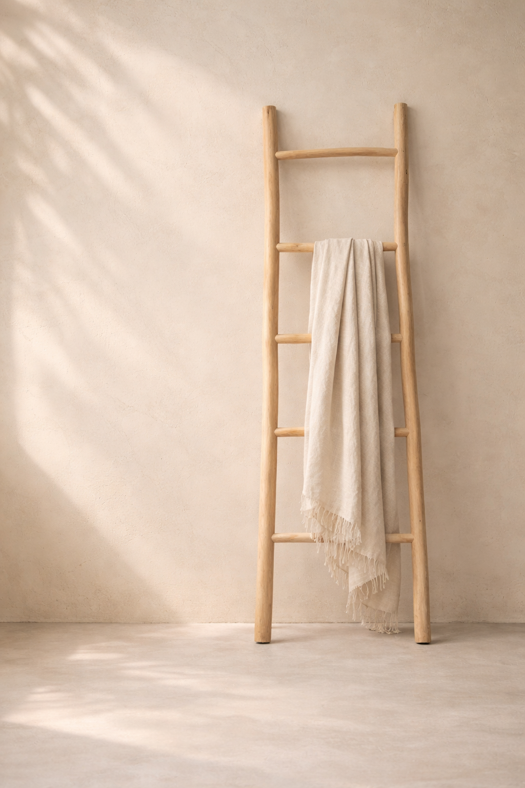Wooden Ladder – Natural (165 cm)