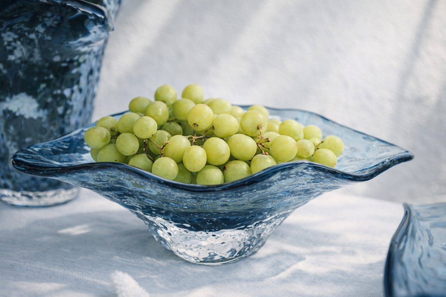 Azure | Dekorative Glasschale 33 cm