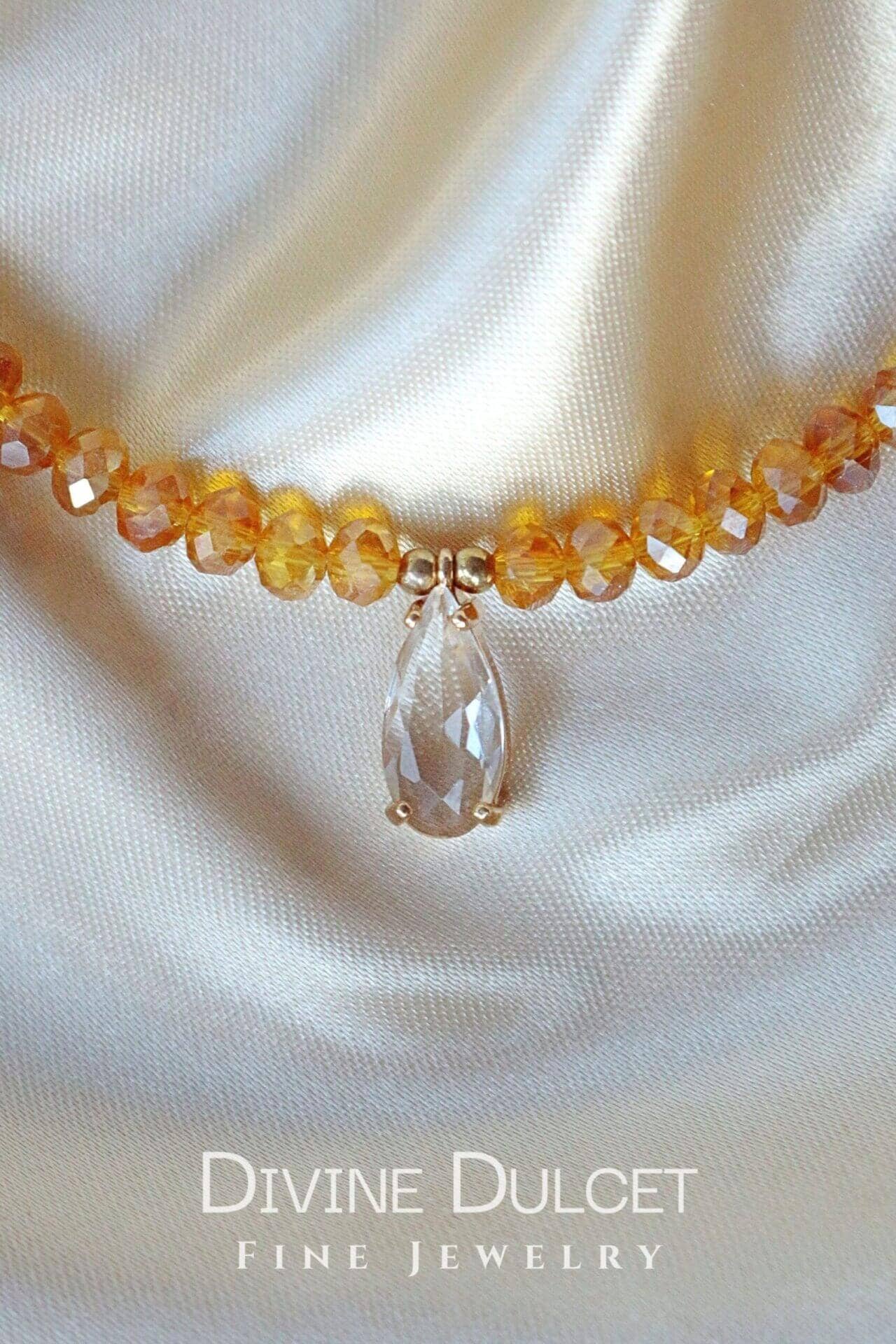Champagne Party Choker | 18 Karat vergoldet